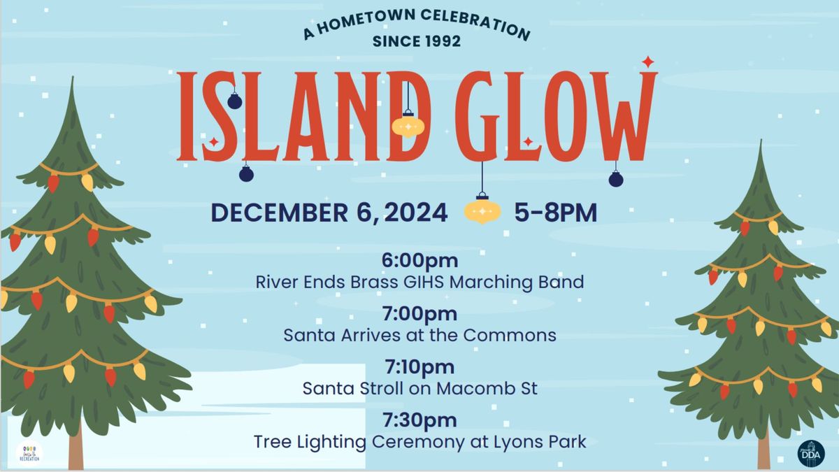 Hot Chocolate and Holiday Cheer: Island Glow in Grosse Ile