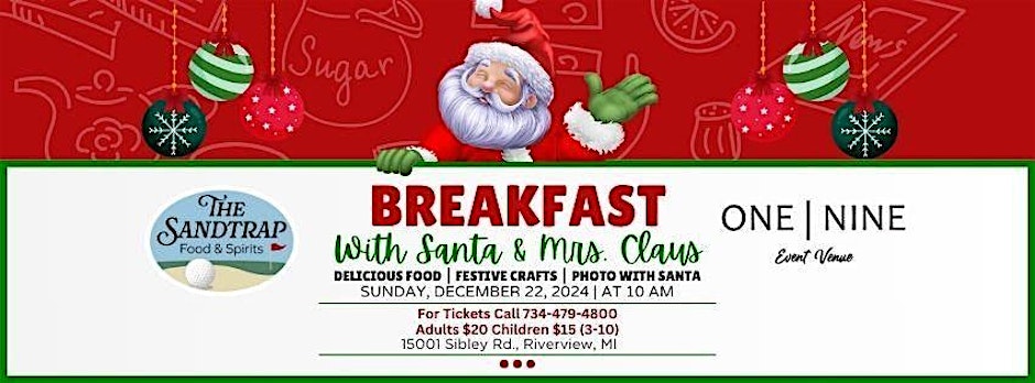 Celebrate the Holiday Season With Breakfast With Santa